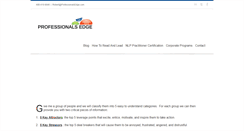 Desktop Screenshot of professionalsedge.com